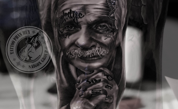 Hình Xăm Einstein Saigon Group Tân An , Xăm Long An