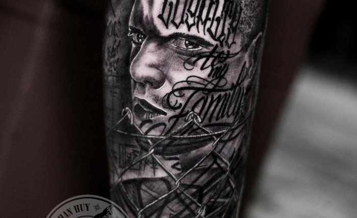 Hình xăm nhân vật Micheal phim Vượt Ngục - Xăm Hình Long An