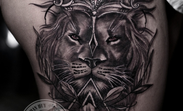 Tattoo Lion King Girl - Saigon Group