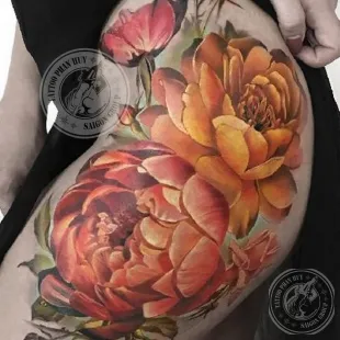 Hình xăm hoa hồng
