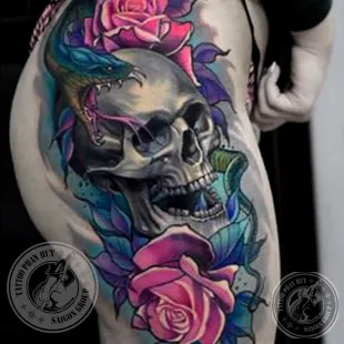 Hình Xăm Đầu Lâu Skull